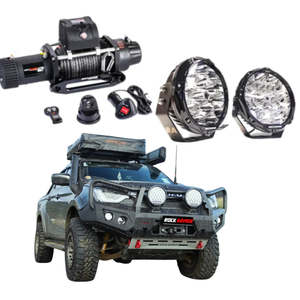 Rockarmor Gt Hoop Steel Bullbar Combo - Isuzu Dmax 08/2020-2024 PFL (Full Bar Replacement)