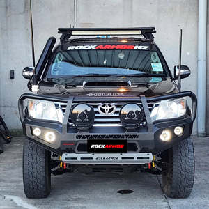 Rockarmor Gt Hoop Steel Bullbar - Toyota Hilux N70 12-15