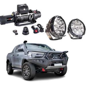 Rockarmor Gt Hoop Bullbar Combo Pack - Toyota Hilux Widebody 2022+