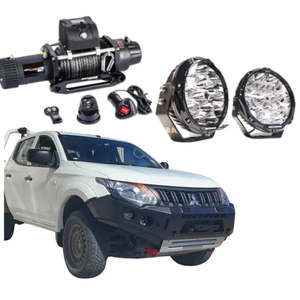 All: Rockarmor Gt Steel Hoopless Bullbar Combo- Mitsubishi Mq Triton (Full Bar Replacement)