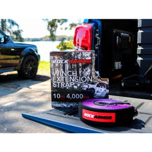 Recovery Gear: Rockarmor-Winch Extension Strap 10M 4000Kg