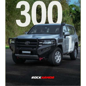 Spotlights: Rockarmor Gt Steel Hoop Bullbar - Toyota 300 Series 2021-2024 (Full Bar Replacement)