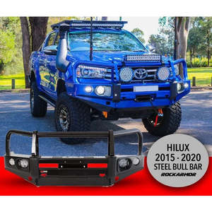 Rockarmor Elite Steel Bullbar To Suit Toyota Hilux N80 2015-2020 (Full Bar Replacement)