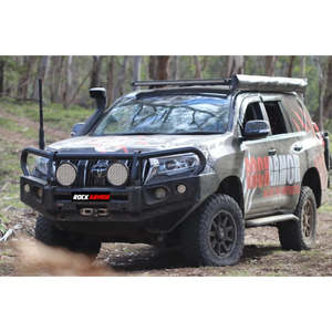 Rockarmor Elite Steel Bullbar To Suit Toyota Prado Fj150 2018-Current (Full Bar Replacement)