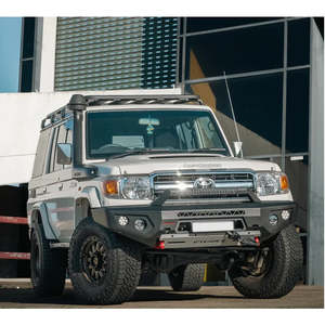 Rockarmor Gt Steel Hoopless Bullbar - Toyota 78 Troopy 2007-2023 (Full Bar Replacement)