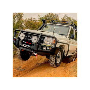 Rockarmor Premium Steel Bullbar To Suit Toyota Landcruiser 76/78/79 2005+ (Full &hellip;