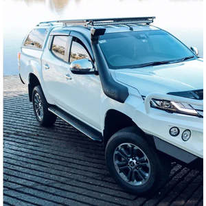 Rockarmor Steel Rockslider Side Steps To Suit Mitsubishi Triton MQ 04/2015 - 10/2018