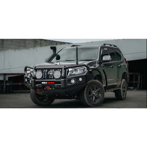 Rockarmor Brushbar To Suit Toyota Prado 150 Series Tear Drop Suits Elite Bullbar