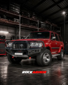 Rockarmor GT Hoop Steel Bullbar - Landcruiser 80 Series 1992-1997 (Full Bar Replacement)
