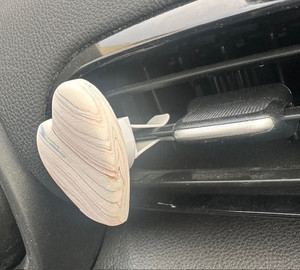 Products: Car Diffuser Clip-on Set HEART - Clip on inc 10ml Fragrance Oil ROCKAROMA