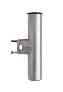 Rail Mount Rod Holder With Clamp 25.5 - 32mm rails, 316 Stainless