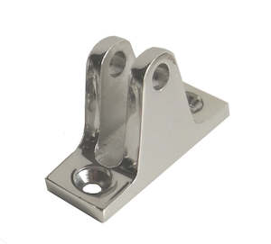 Stainless Steel Bimini Deck Mount - Angled