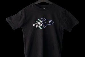 Gift Ideas: Rocket Neon T-Shirt