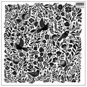 IOD Decor Stamp 30.5 x 30.5cm - Folk Story