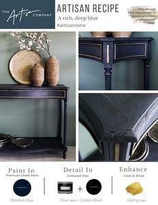 Artisan Paint Recipe - A Rich Deep Blue