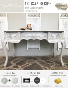 Artisan Paint Recipes: Artisan Paint Recipe - Soft Classic Grey