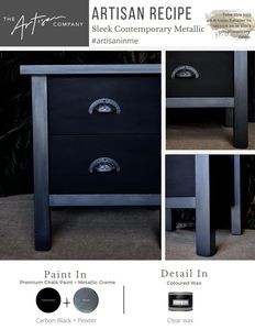 Artisan Paint Recipes: Artisan Paint Recipe - Sleek Contemporary Metallic