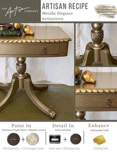 Artisan Paint Recipe - Metallic Elegance