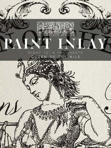 Iron Orchid Designs Paint Inlays: IOD Decor Paint Inlay - Queen of the Nile (8 Sheets) ***Limited Edition***