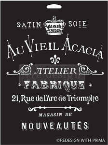 Stencils: Redesign with Prima Stencil - Satin Soie