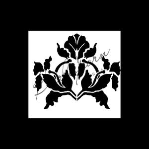 Stencils: Damask Lily Stencil