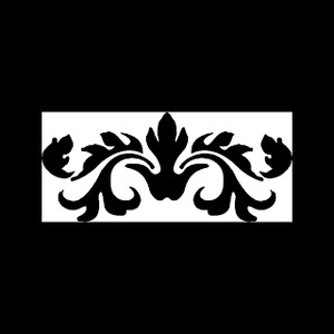 Damask Detail Stencil