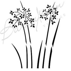 Stencils: Flower Spray Stencil