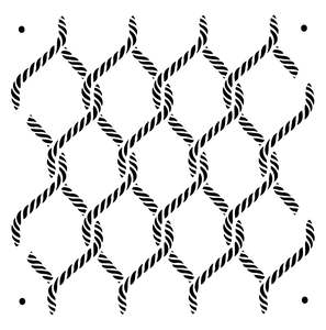 Stencils: Rope Stencil - Large Size