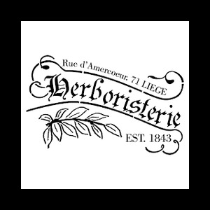 Stencils: Herboristerie Stencil