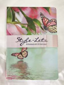 Stationery Collection: A6 Notebook - Butterflies