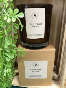 Gingerbread - Crafty Chook Candle -