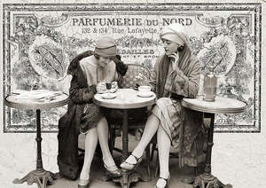 Decoupage Queen: Decoupage Queen A3 Rice Paper - Café Scene