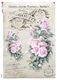 Decoupage Queen A3 Rice Paper -Vintage Pink Roses