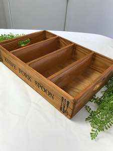Home Decor And Gifts: Wooden Cutlery Tray