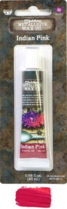 Redesign With Prima Metalliique Wax: Redesign - Metallique Wax - Indian Pink