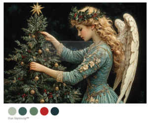 Redesign with Prima Decoupage Fibre Paper - A4 Merry & Majestic (1 Sheet)