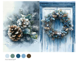 Redesign with Prima Decoupage Fibre Paper - A4 Wreath of Whispers (1 Sheet)