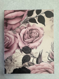 Jotter Pad - Soft Purple and Black Roses