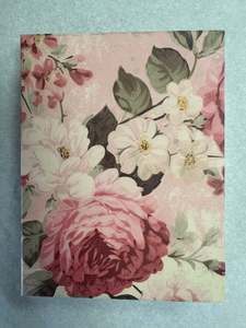 Jotter Pads 250 Pages: Jotter Pad - Pink and Cream Florals