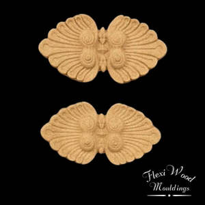 Flexiwood Mouldings: FlexiWood Small Hinge Set - FW17