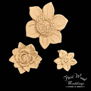 FlexiWood Small Floral Trio - FW15