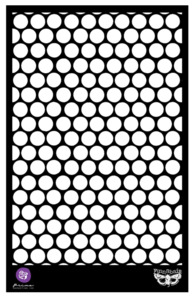 Redesign with Prima Stencil - Honeycomb