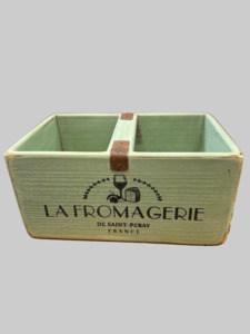 La Fromagerie Wooden Handle Box - Green