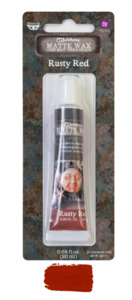 Redesign With Prima Metalliique Wax: Redesign - Matte Wax - Rusty Red