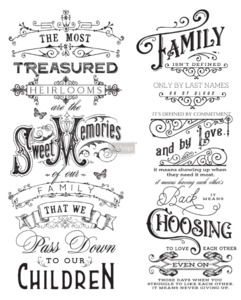 Redesign with Prima Transfer Large - Family Heirlooms