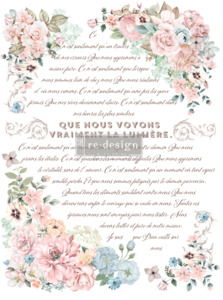 Redesign with Prima Transfer Large - Pure Light Floral