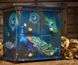 Redesign with Prima Transfer Large -Peacock Dreams