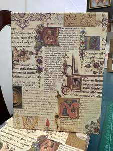 Jotter Pad - Latin Script with Gold Detailing