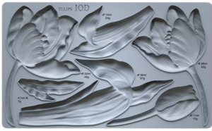 Iron Orchid Designs Decor Moulds: IOD Decor Mould 25 x 15cm - Tulips