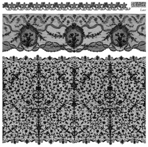 Iron Orchid Designs Decor Stamps: IOD Decor Stamp 30.5 x 30.5cm - Lace